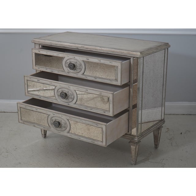 Hooker Pair Hooker Hollywood Regency 3 Drawer Commode Chests For Sale - Image 4 of 18