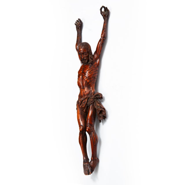 Baroque Fine Carved Boxwood 17th Century Jansenist Corpus Christi For Sale - Image 3 of 18