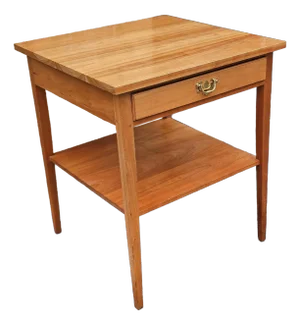 20th Century Suters Reproductions Federal Style Solid Cherry Side Table
