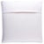 Textile Luxury Ivory Pebble Genuine Cowhide Pillow 18x18 | Handmade Designer Leather Cushion For Sale - Image 7 of 7