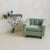 A 1940s verdigris bronze console sourced in the South of France, topped with a honed black marble slab threaded with rich...