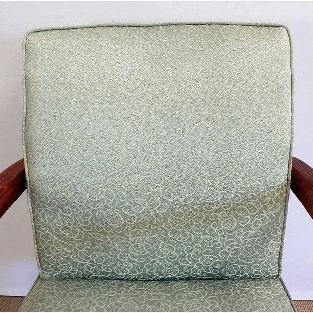 Art Deco Bridge Armchairs and Stool, 1940s, Set of 3 For Sale - Image 10 of 18