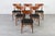Wood Mid-Century Modern Danish Dining Set in Teak, 1960s, Set of 7 For Sale - Image 7 of 18