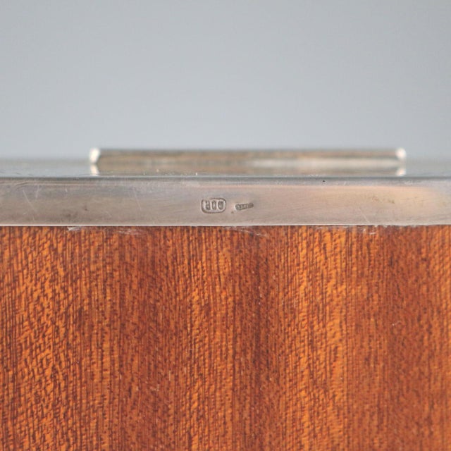 Silver Firenze Silver Box with Chisel and Burin For Sale - Image 8 of 9