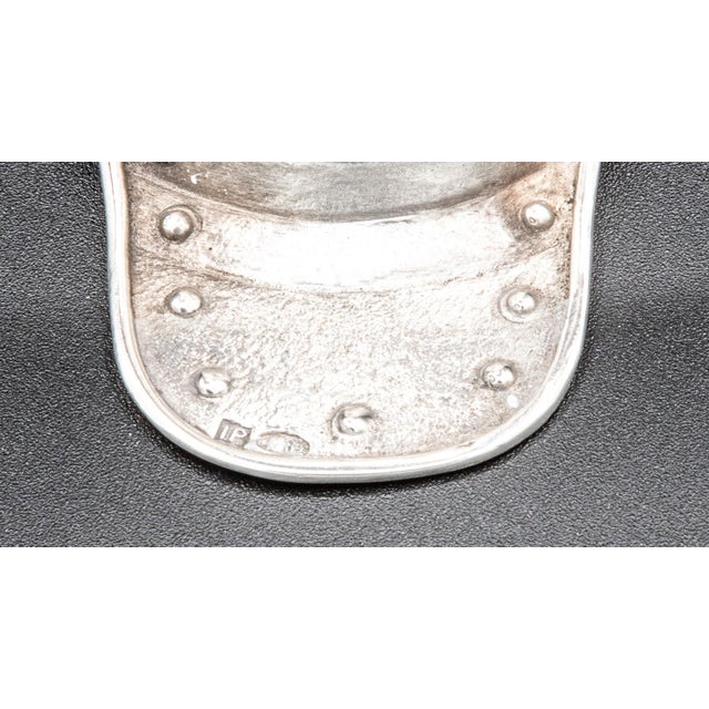 Early 20th Century Silver Imperial Guard Helmet Stirrup Cup With Ruby For Sale In West Palm - Image 6 of 9