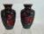 Pair of Miniature Black and Red Cinnabar Vases For Sale - Image 11 of 11