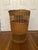 This beautifully handwoven vintage basket features a partial open weave pattern with pretty French randing. It can be used...