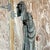 Vintage Brutalist Patinated Steel Cloaked Woman Sculpture For Sale - Image 14 of 15