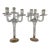 Crystal Taper Candelabras, Pair For Sale