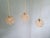 Amber Bubble Glass Pendant Lights by Helena Tynell for Glashütte Limburg, 1970s, Set of 3 For Sale - Image 13 of 16