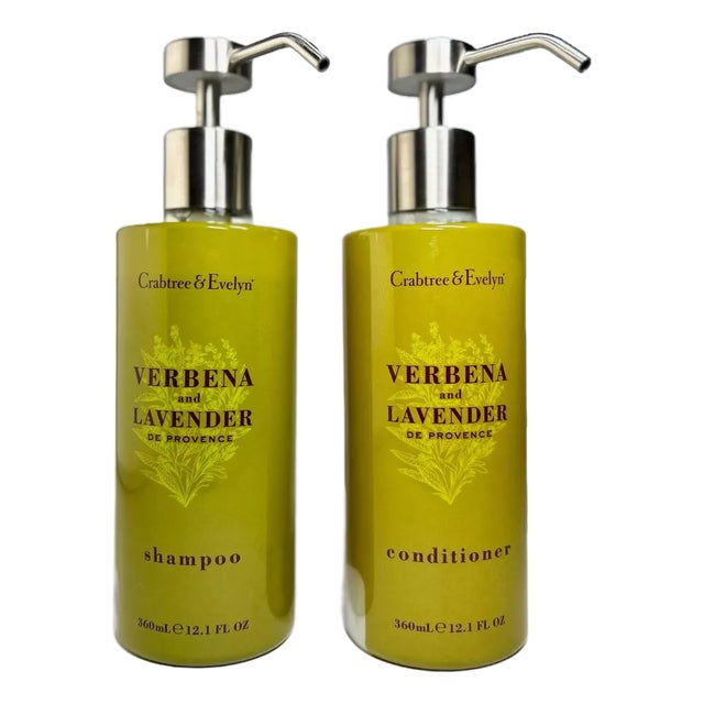Crabtree & Evelyn Verbena & Lavender Shampoo & Conditioner Set - 2 Pieces For Sale