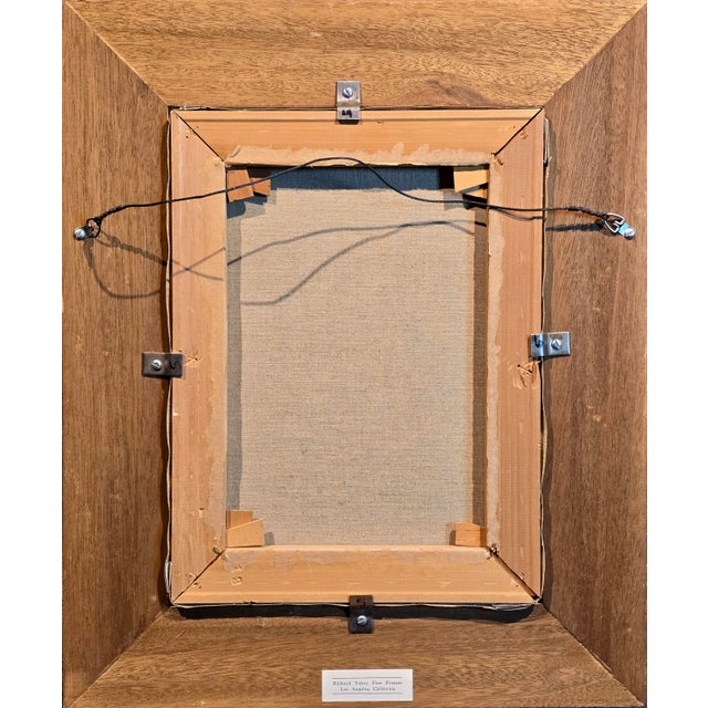 Phillipe Marchand -Surrealist Portrait of a Man Kissing a Woman-Oil Painting For Sale - Image 10 of 10