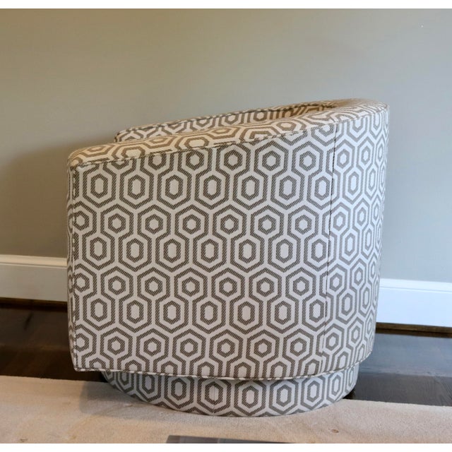 Kravet Kravet Swivel Chairs For Sale - Image 4 of 7