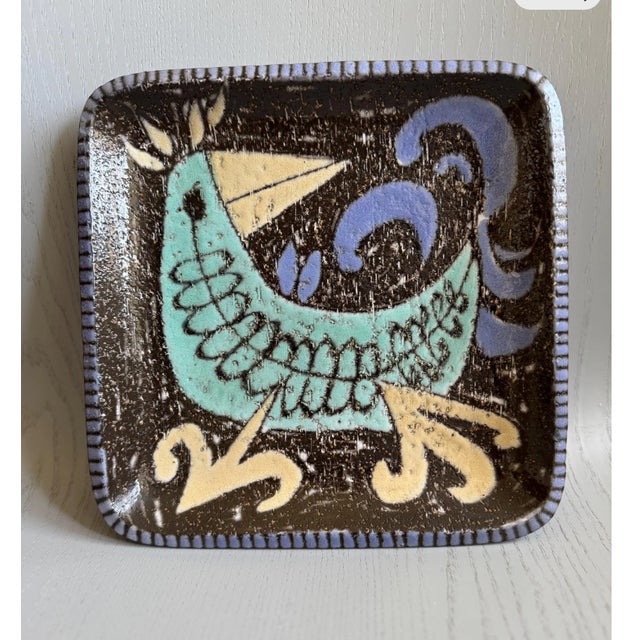 Bird Bowl by Mari Simmulson for Upsala Ekeby, Sweden, 1960s For Sale - Image 3 of 5