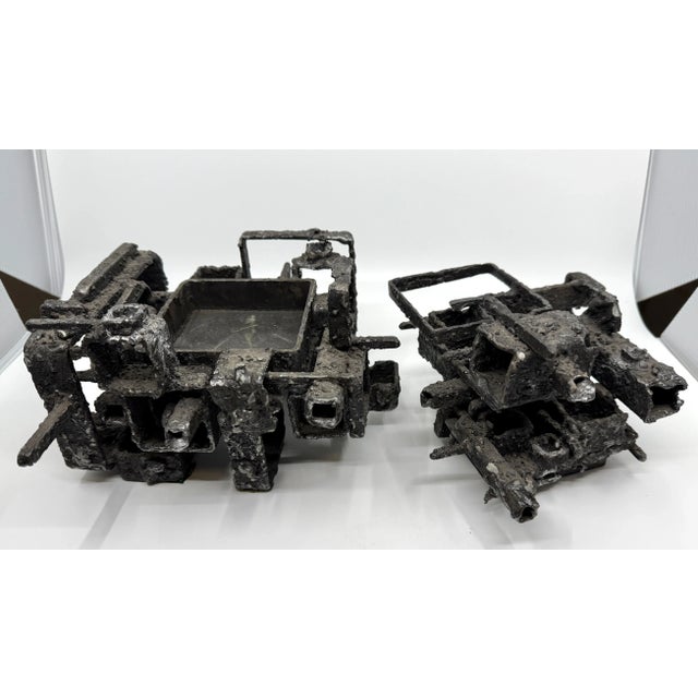 James Bearden Brutalist Blackened Steel “Dwelling” Box 2015 For Sale - Image 9 of 12
