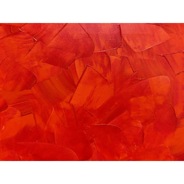 Asian Contemporary Bold Artwork With Figure Inset, Framed + Signed For Sale - Image 10 of 12