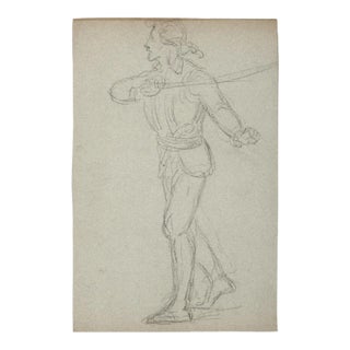 Theatrical Costume, 20th Century, Pencil Drawing For Sale
