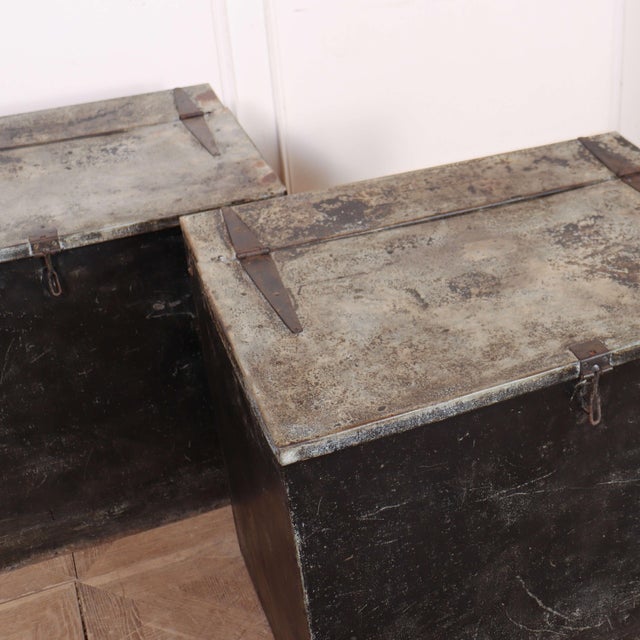 Storage Bins, 1920s, Set of 2 For Sale - Image 4 of 9