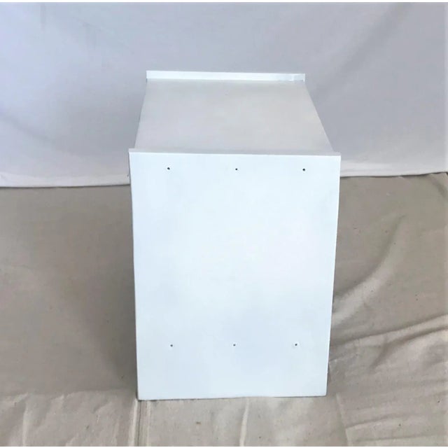 1960s Solid Pine Open Shelf Nightstands - a Pair For Sale - Image 4 of 5