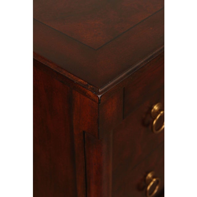 Bernhardt Empire Style Burlwood Chest of Drawers For Sale - Image 9 of 12