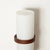 1960s Mid-Century Walnut and Opaline Glass Wall Sconce, Italy, 1960s For Sale - Image 5 of 11
