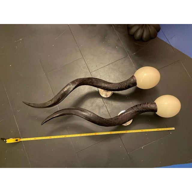Mid 20th Century African Safari Trophy Lamps - a Pair For Sale - Image 6 of 8