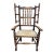 Late 19th Century English Spindle Back Arm Chair For Sale