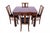 Art Deco Rectangular Table and Chairs, 1930s, Set of 5 For Sale - Image 15 of 18