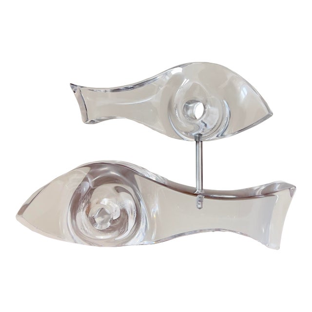 1970s Lucite Kinetic Fish Sculpture, Astrolite by Ritts Co. For Sale