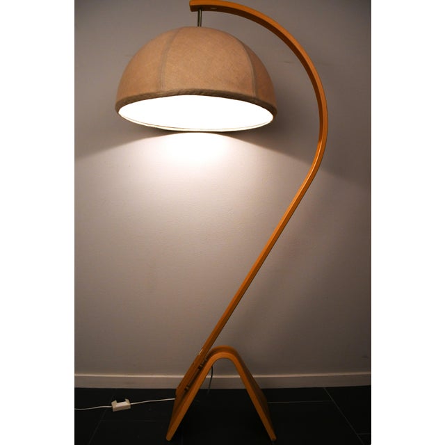 1980s Norwegian Pine Floor Lamp from Ideas, 1980s For Sale - Image 5 of 12