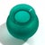 Sumptuous Frosted Shades of Jade Glass Vase Curation - Group of 3 For Sale - Image 10 of 17