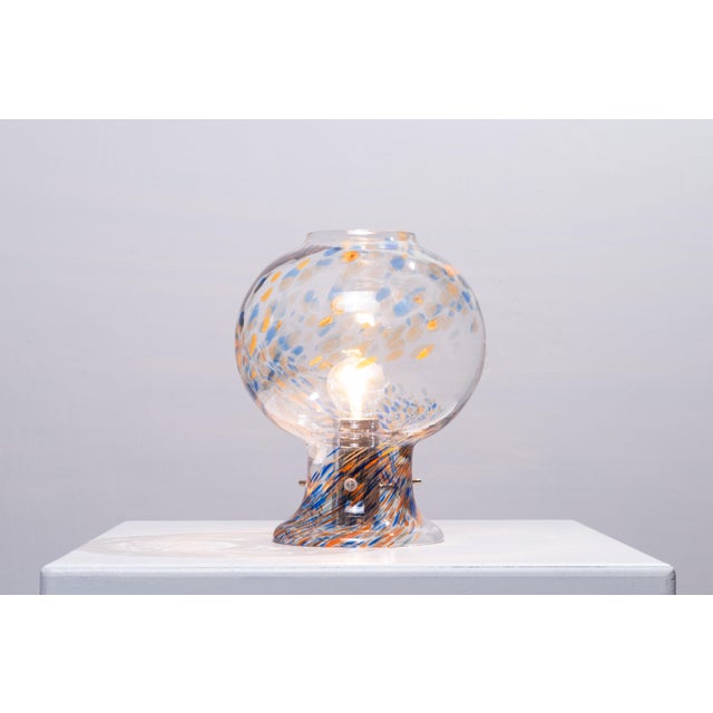 Glass Table Lamp by Olle Alberius for Orrefors, 1970s For Sale - Image 9 of 9