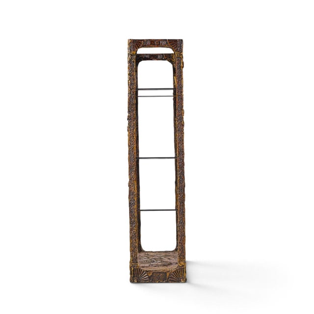 Mid 20th Century Adrian Pearsall for Craft Associates Mid Century 'Goop' Brutalist Étagère Shelf For Sale - Image 5 of 9