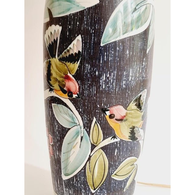 Handmade Ceramic Table Lamp from Nila, Sweden, Mid-1900s For Sale - Image 3 of 13