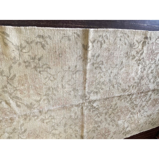 Early 20th Century Antique Turkish Oushak Rug, 4'11" X 9'7" #11141 For Sale - Image 5 of 9