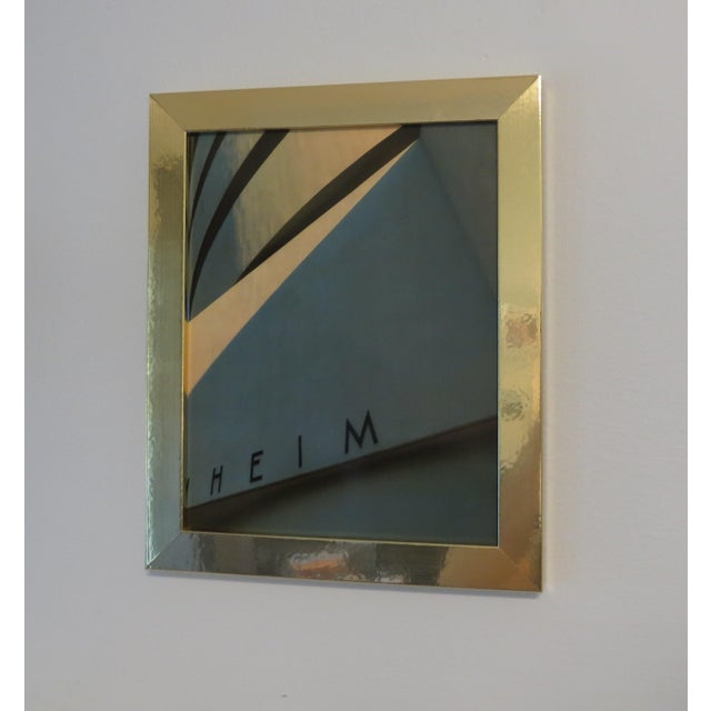 Guggenheim, New York City .Digitally color enhanced original photography framed under glass. Overall framed size is 9.5"...