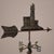 Antique Three-Dimensional Copper Weathervane with Port Lighthouse, 1900s For Sale - Image 3 of 7