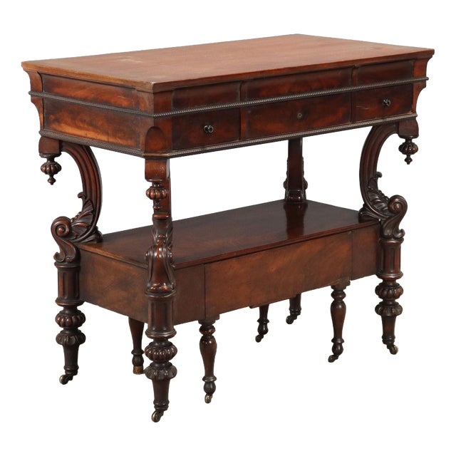 Louis Philippe Mahogany Dressing Table For Sale