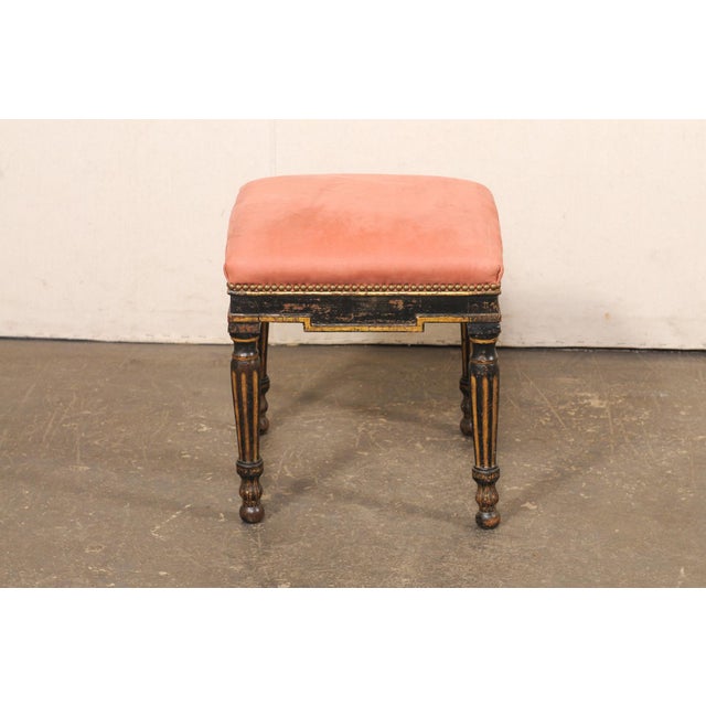 Wood French Tabouret or Stool, Late 18th C. For Sale - Image 7 of 11