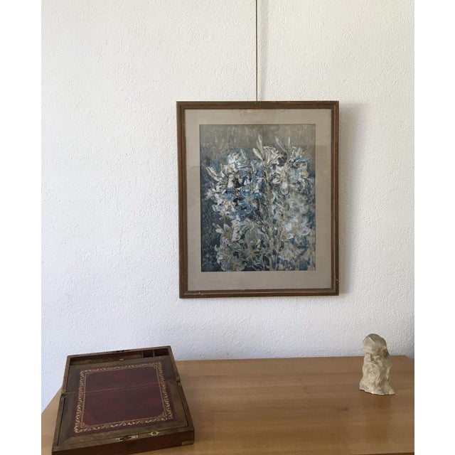 Louis-Claude Paviot, Fleurs en folie, Watercolor & Gouache on Paper, Framed For Sale - Image 3 of 8