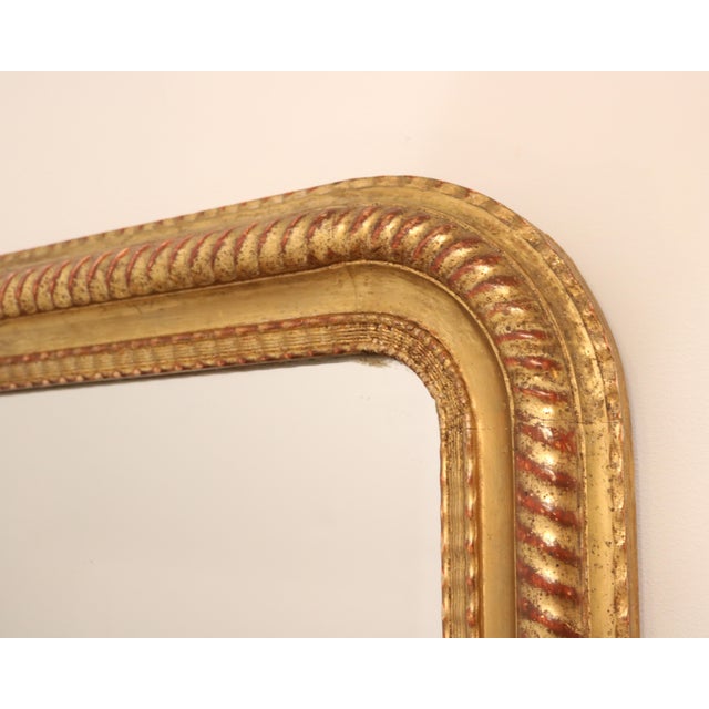 Napoleon III Giltwood Mirror , France Late 19th Century For Sale - Image 16 of 18