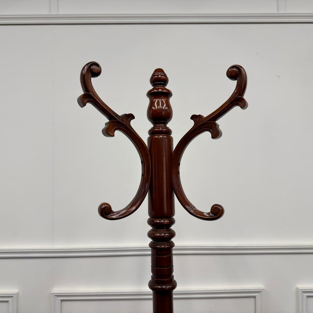 Wood English Coat Rack from Baccarat For Sale - Image 7 of 10
