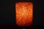 Vintage Table Lamp with Orange Frosted Acrylic Shade and Brass Tripod Base, 1960s For Sale - Image 3 of 11