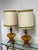 Hollywood Regency Vintage Sculptural Glass Table Lamps, Pair For Sale In San Francisco - Image 6 of 12