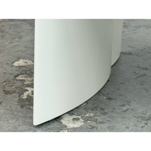 Scandinavian Designs Two Piece White Nesting Table Set, Two Piece For Sale - Image 11 of 12
