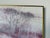 Metal 1980s Vintage Impressionist Abstract Winter Landscape Painting in Gold Aluminum Frame For Sale - Image 7 of 11