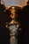 British Brass Corinthian Column Table Lamp with Vaseline Glass Shade, 1940s For Sale - Image 11 of 14