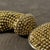 Goldenrod 1990s Vintage Gilded Metal Bracelet by Giorgio Armani For Sale - Image 8 of 9