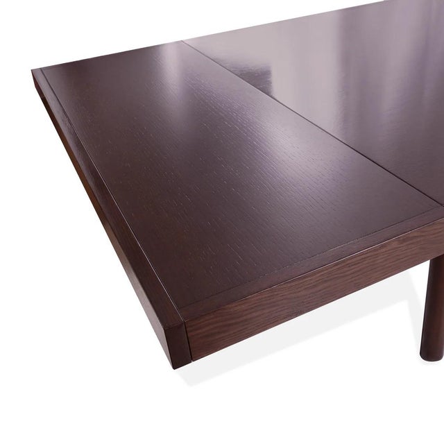 Mid-Century Modern Contemporary Prouve Rectangular Dining Table Attributed to Room For Sale - Image 3 of 4