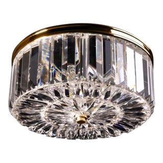 Pier 10 Flush Mount in Gold Finish For Sale